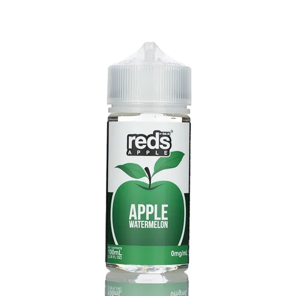 7 Daze Reds Apple - No Nicotine Vape Juice - 100ml - Black Coral